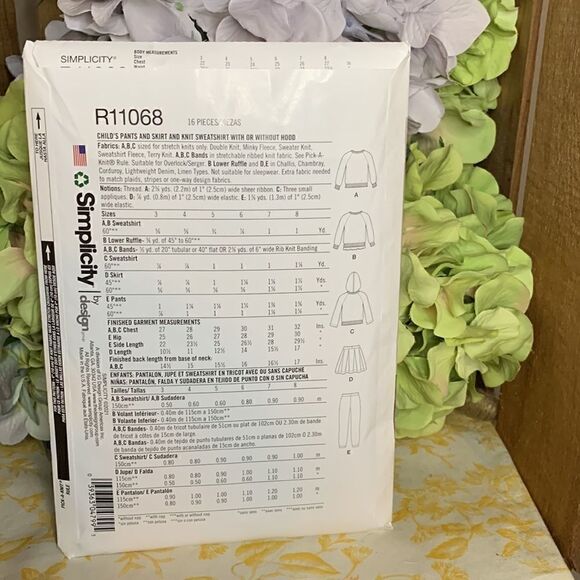 Simplicity kids sewing pattern - Picture 4 of 4